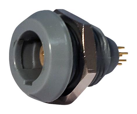 Norcomp 8P1P005210Grb01 Circular Connector, 5Pos, Rcpt, Panel