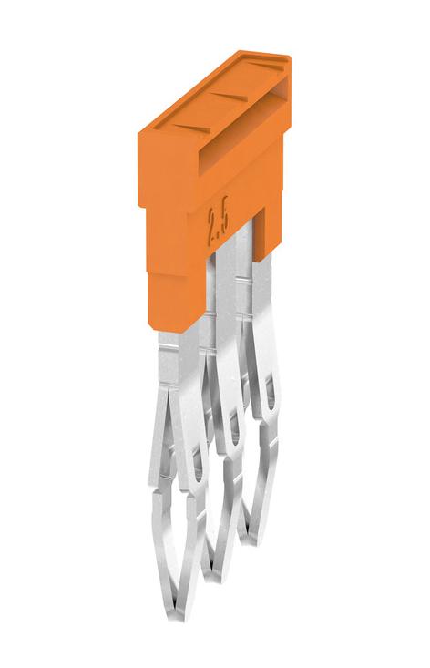 Weidmuller 1527570000 Cross Connector, Push In, Wemid, Orange