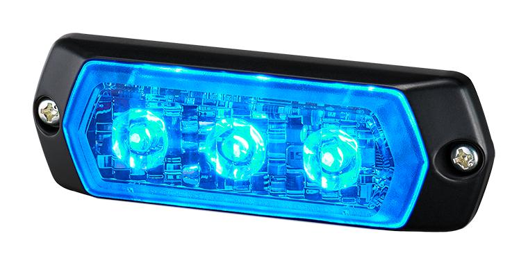 Patlite (U.s.a.) Lpt-1M1-B Warning Light, Blue, 24Vdc, 6W