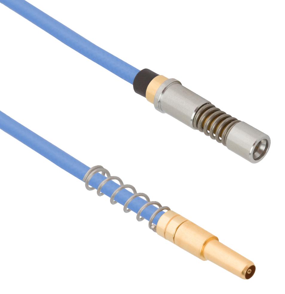 Amphenol Sv Microwave 7083-0023 Cable Assy, Nanorf Pin-Smpm Skt, 12"