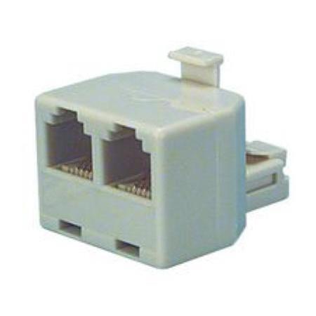 Mcm 36-040 Telephone Jack Splitter - Ivory