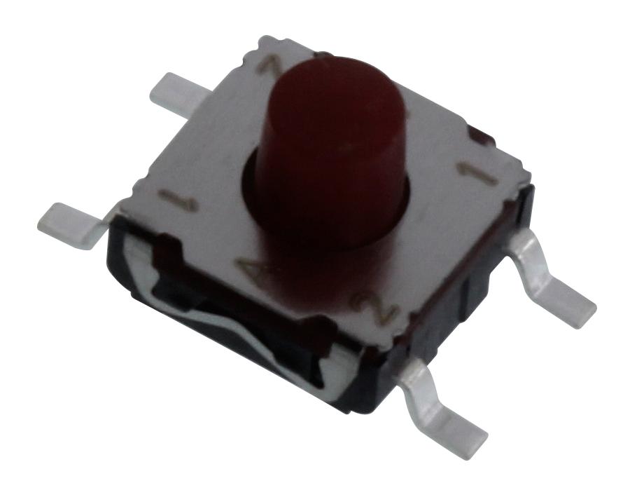 E-Switch Tl6150Bf160Qg. Tactile Switch, 0.05A, 12Vdc, 160Gf, Smd