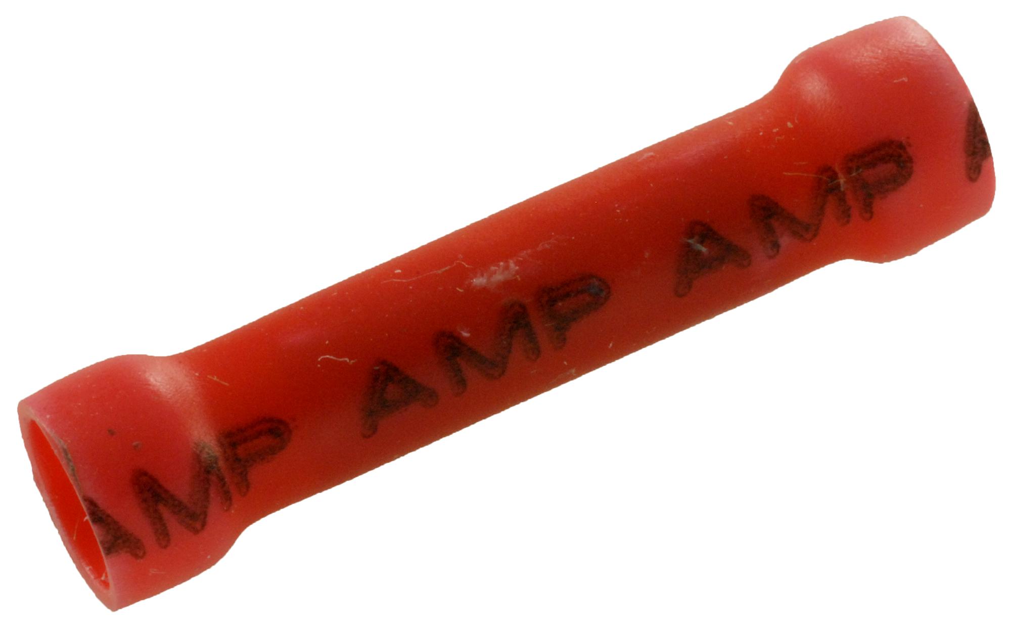 Amp - Te Connectivity 1-34243-1 Terminal, Butt Splice, Crimp, Red, 22-16Awg