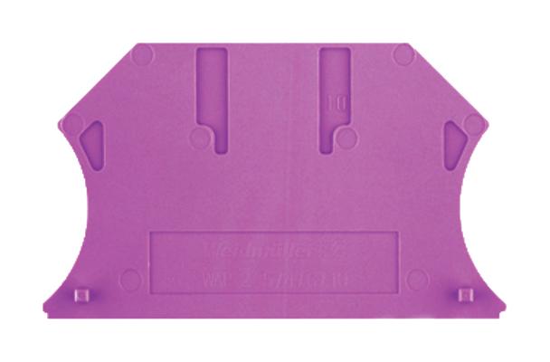 Weidmuller 1072210000 End Plate, Wemid, Violet