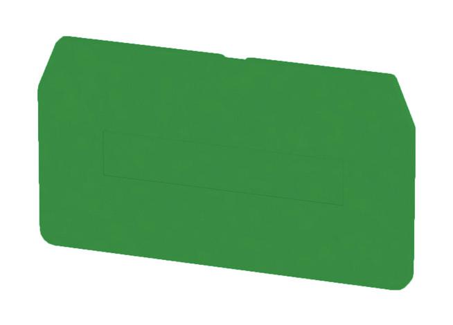 Weidmuller 1683920000 End And Seperation Plate, Wemid, Green