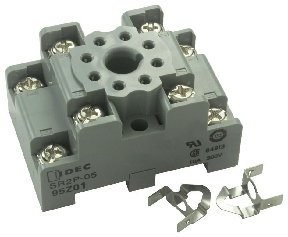 Idec Sr2P-05 Relay Socket, 8Pin, 10A, 300V