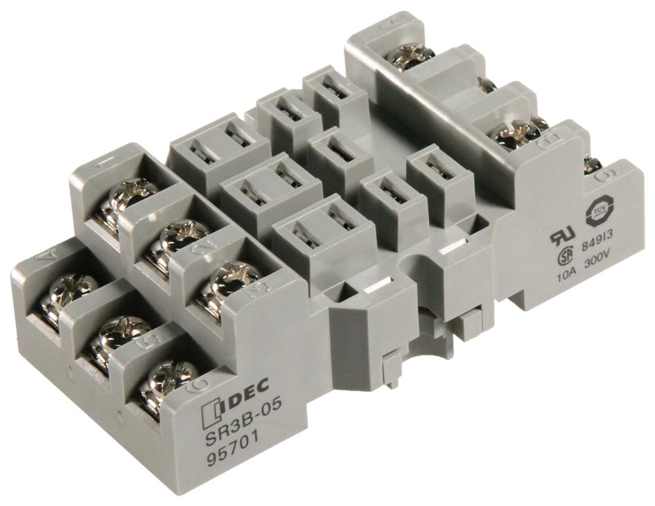 Idec Sr3B-05 Relay Socket, 11Pin, 10A, 300V