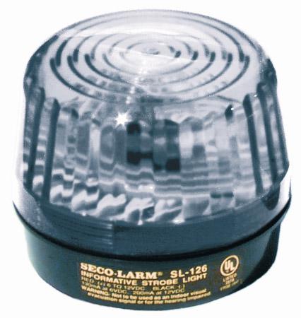 Seco-Larm Sl-126Q/c Clear Security Strobe Light