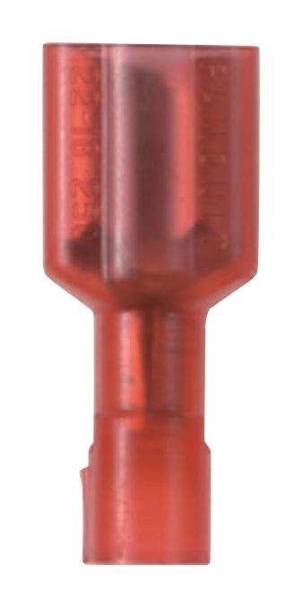 Panduit Dnf18-187Fib-C. Female Disconnect, 4.8Mm, 22-18Awg, Red