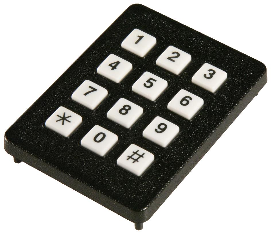 Grayhill 96Ab2-102-F.. Switch, Keypad, 3X4, 5Ma, 12V, Abs