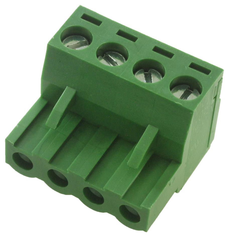 Multicomp Pro Mc24381 Terminal Block Pluggable, 4 Position, 24-12Awg