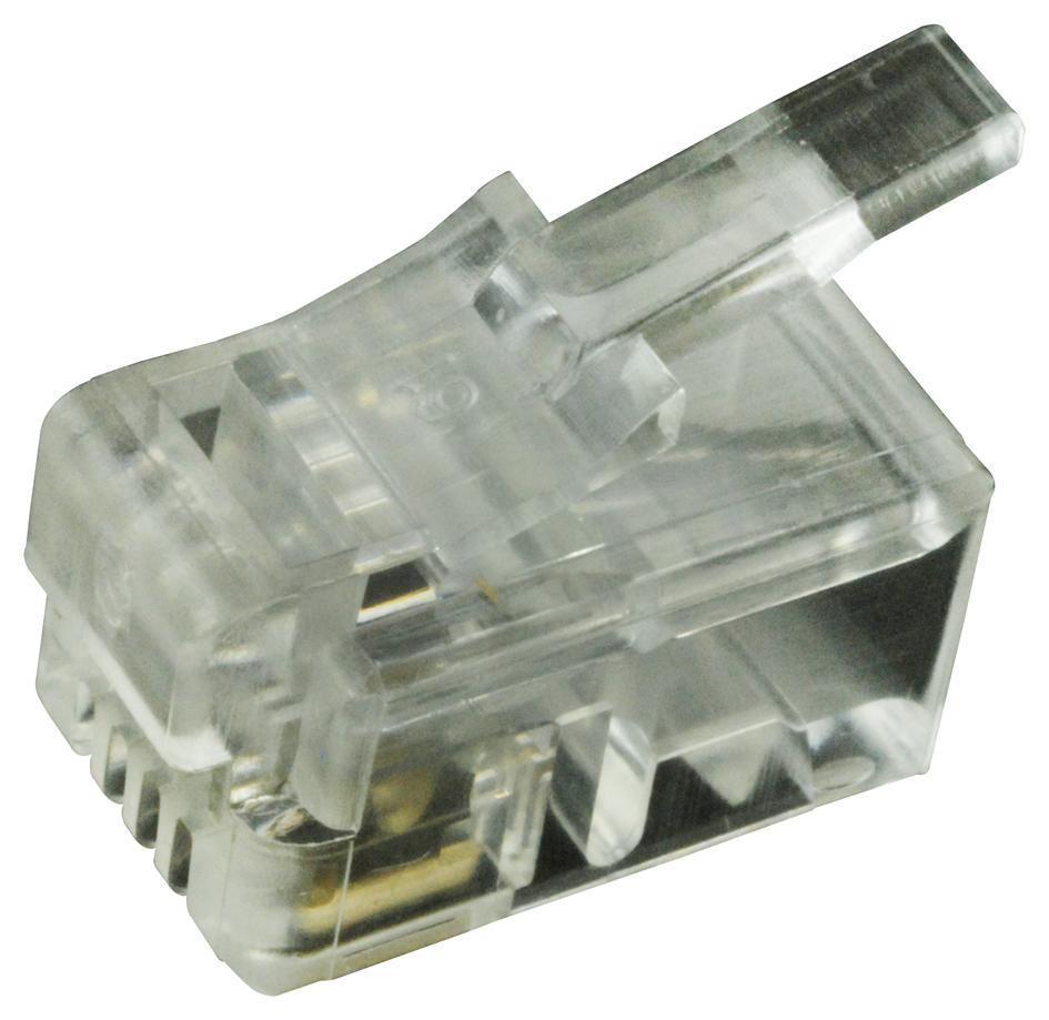 Multicomp Mtp-44U Cat5 Rj22 Modular Plug, 4 Position, 1 Port