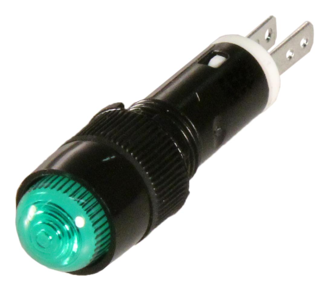 Idec Ap8M222G Panel Mount Indicator, Led, 8Mm, Green, 24V