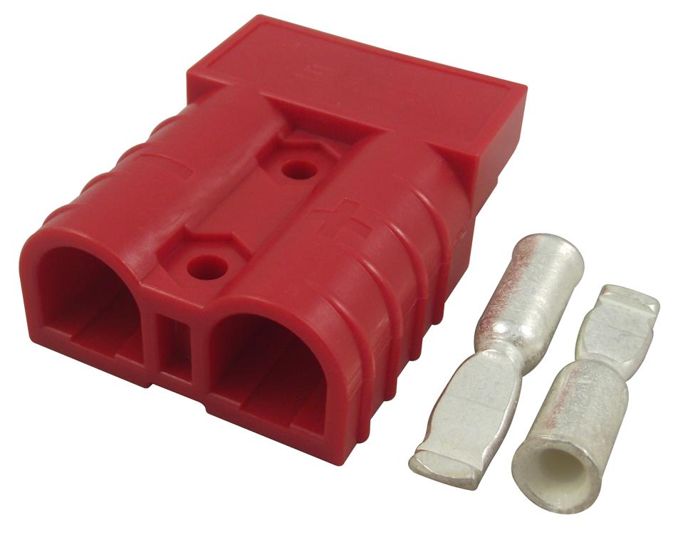 Amp - Te Connectivity 647893-3. Connector Kit, Red Housing, 2 Position, 10-12 Awg Contact