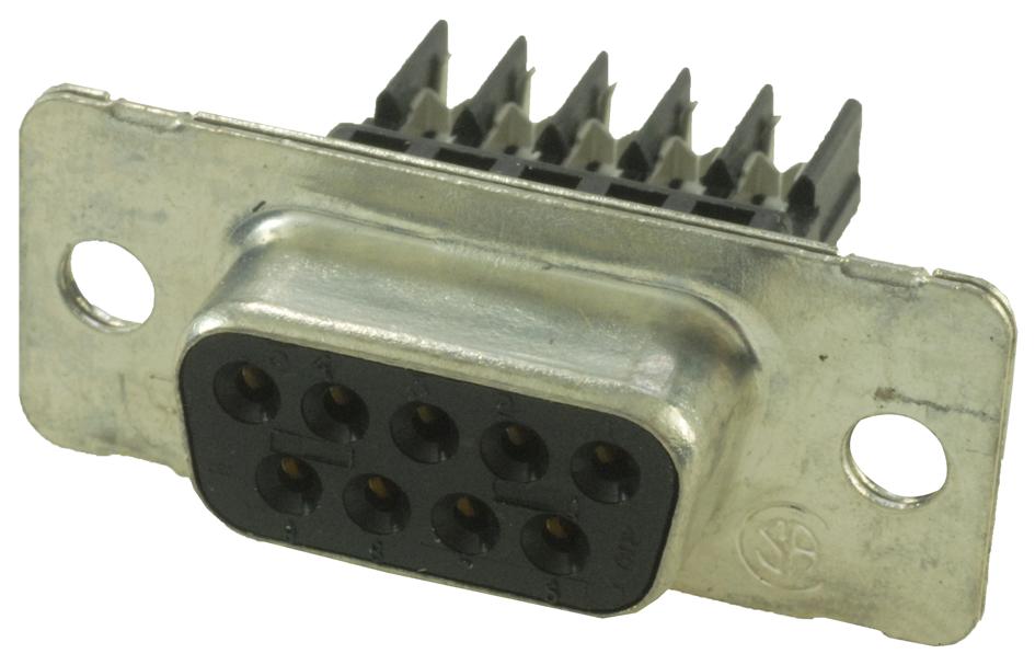 Amp - Te Connectivity 1-745491-6 D Sub Connector, Standard, 9 Position, Receptacle