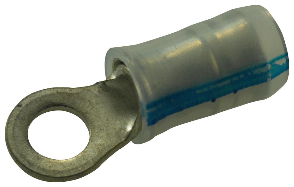 Amp - Te Connectivity 696423-3 Terminal, Ring Tongue, #6, Crimp, Blue