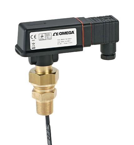 Omega Fsw301. Flow Switch, 15-500Lpm, 1/2 Mnpt, 25Bar