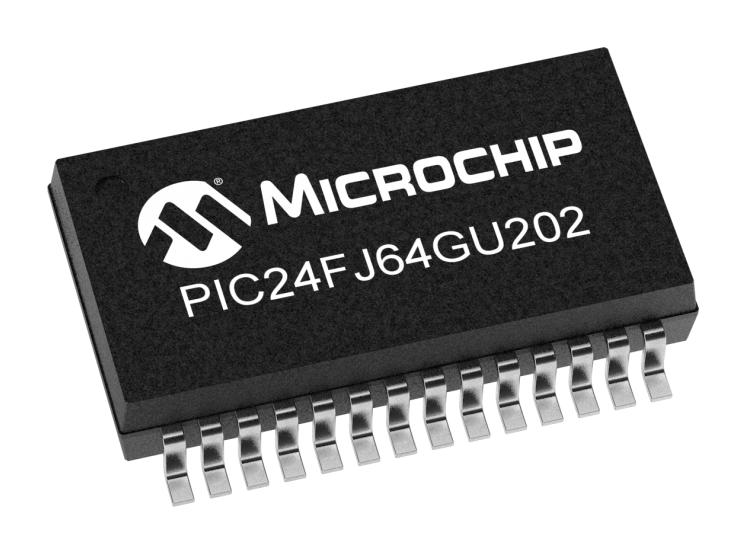 Microchip Pic24Fj64Gp202-I/so. Mcu, 16Bit, 32Mhz, Soic-28