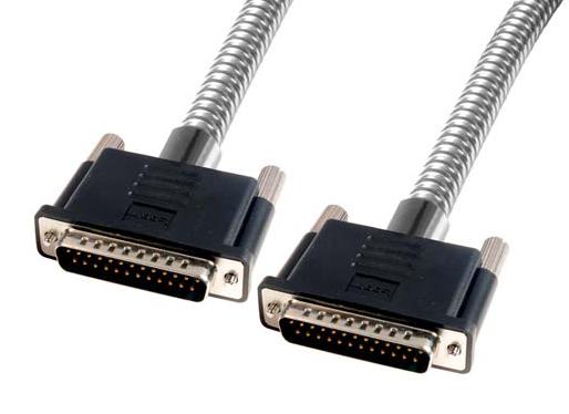 L-Com Csmt25Mm-50 Computer Cord, Db 25 Pos Plug-Plug, 50Ft