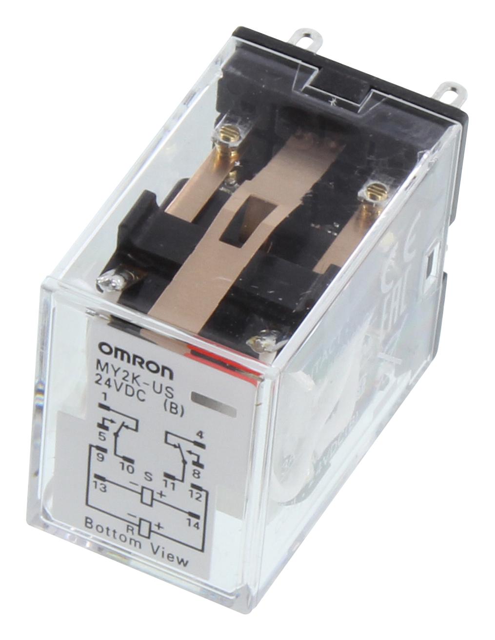 Omron Industrial Automation My2K Ac120 Power Relay, Dpdt, 3A, 220Vac, Socket