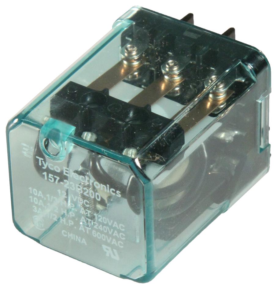 Cii - Te Connectivity 157-23B200 Relay, 3Pdt, 277Vac, 28Vdc, 10A