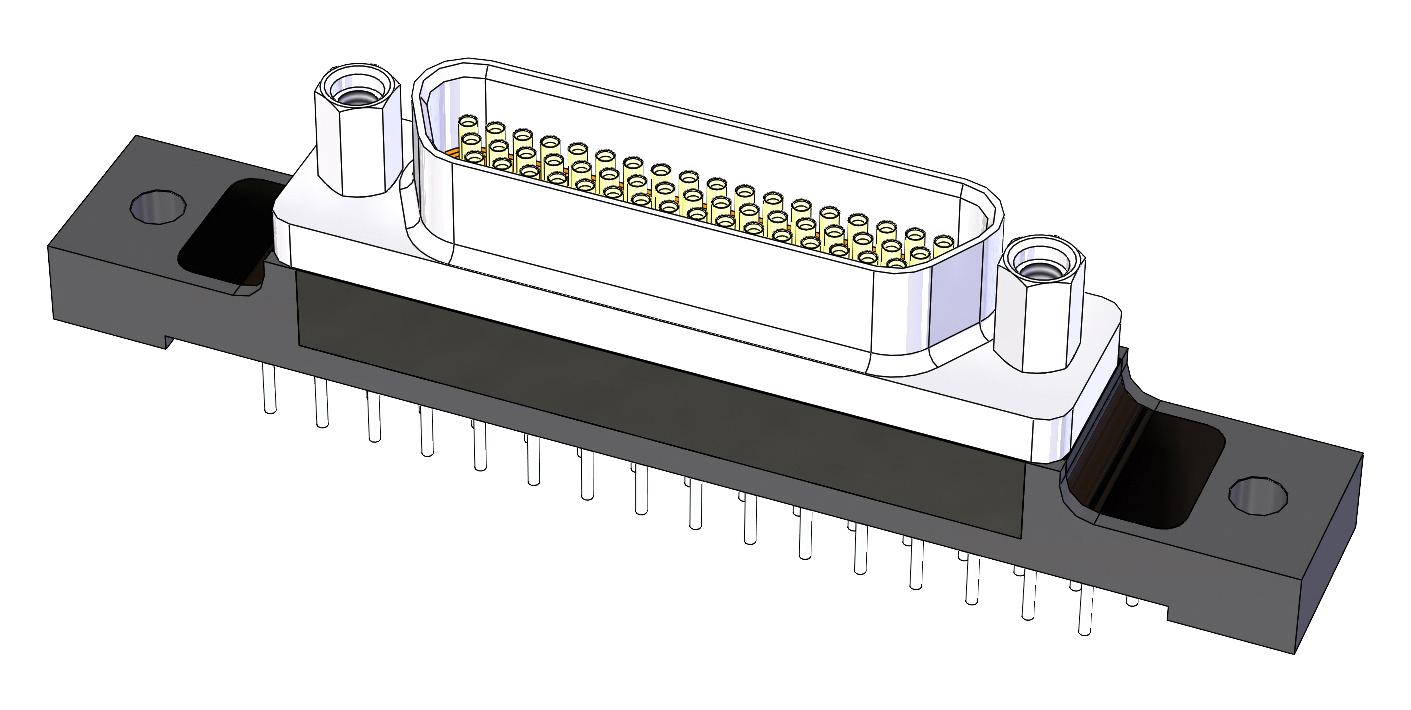 Amphenol Canada M83513/22-B03Cp Micro-D Sub Conn, Plug, 15Pos, Th