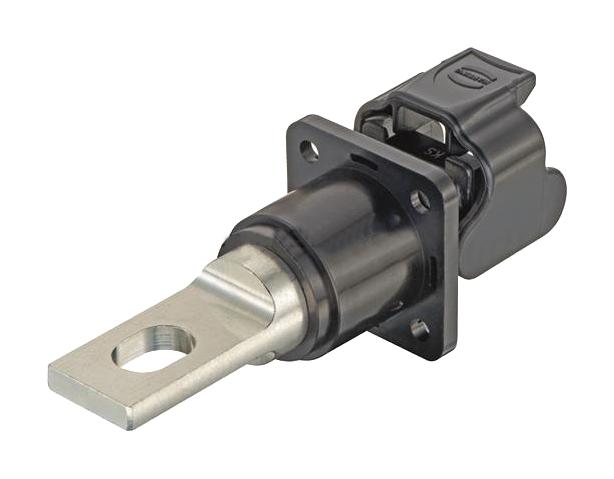 Harting 09930010303 Housing, Bulkhead, 1 Lever, Blk