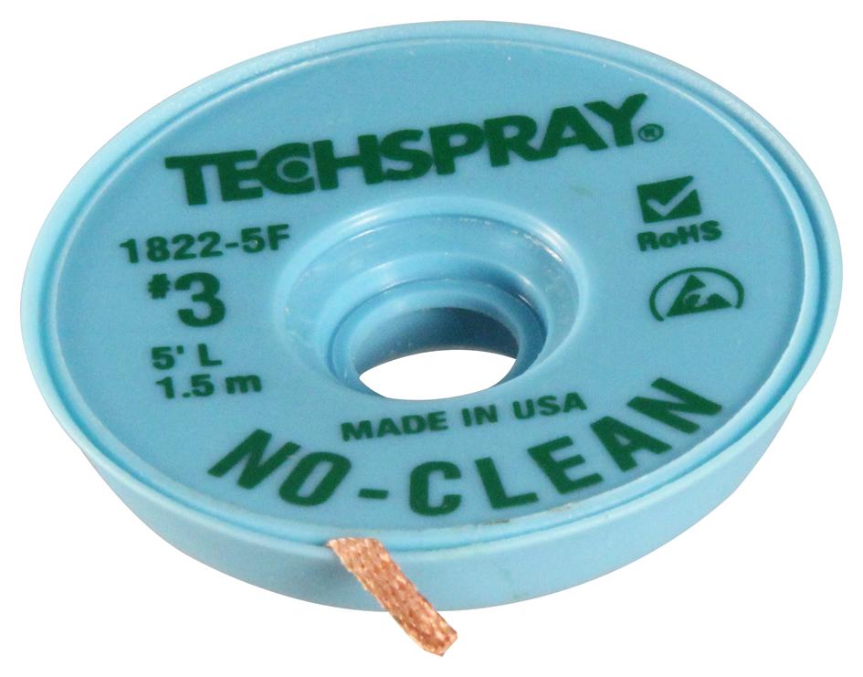 Techspray 1822-5F Desoldering Braid