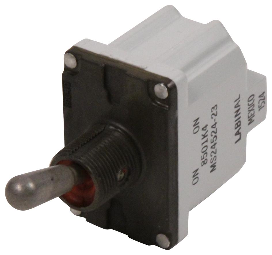 Safran Power 8511K4 Toggle Switch, Dpdt, 20A, 28Vdc, Panel