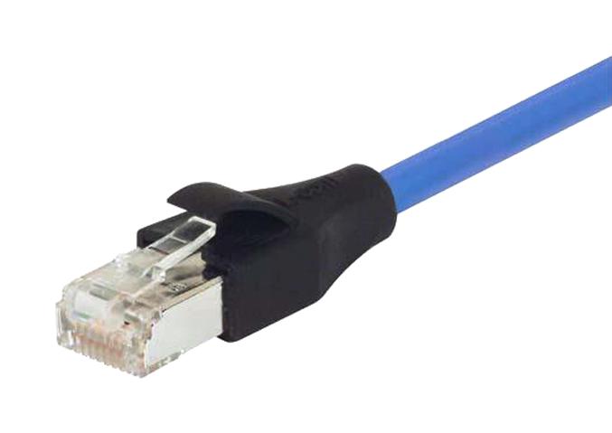 L-Com Trd855Scrbl-1 Enet Cord, Cat5E, Rj45 Plug-Plug, 1Ft