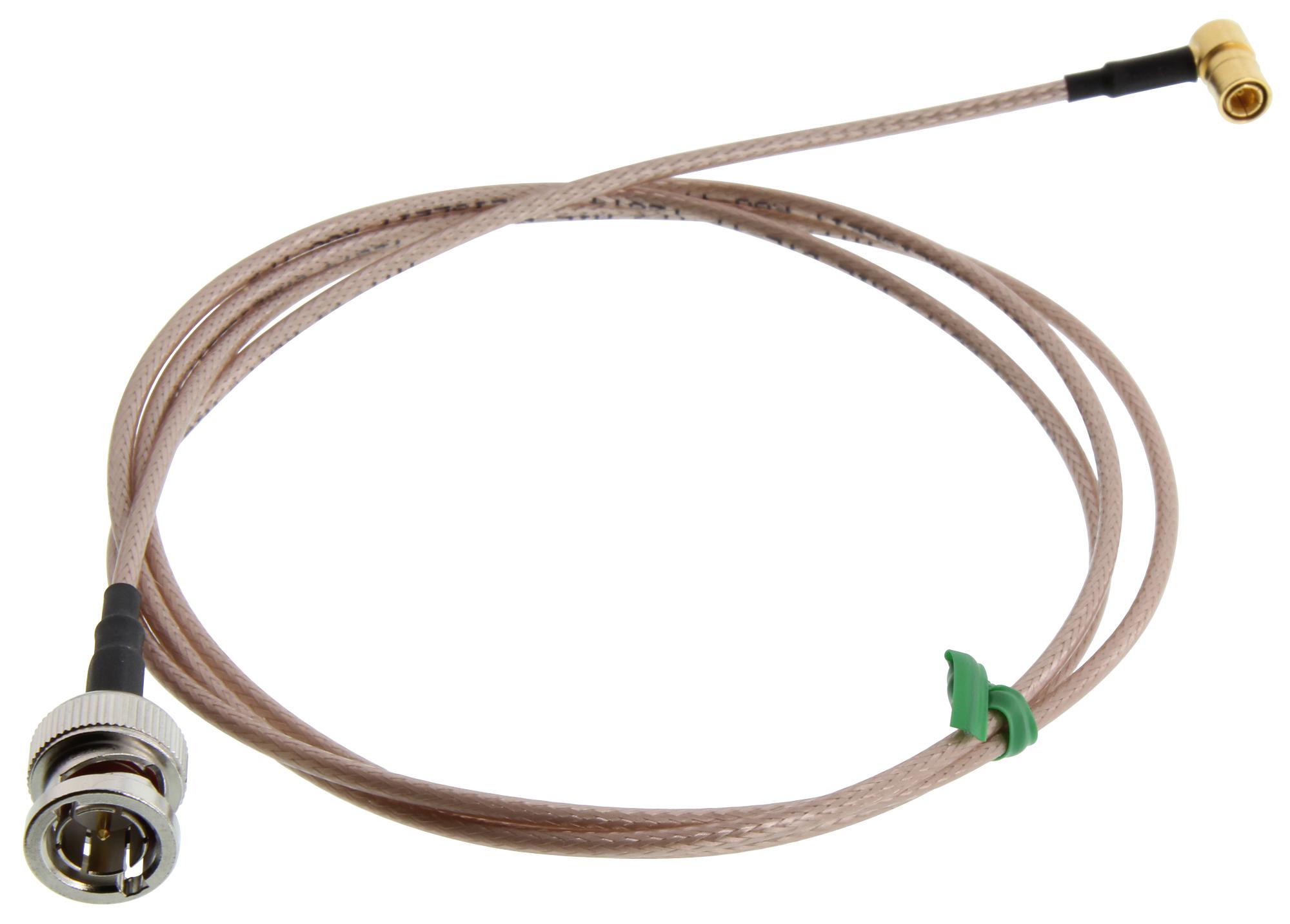 Amphenol Rf 245103-05-48.00 Coax Cable, Bnc Plug-Smb Plug, 48