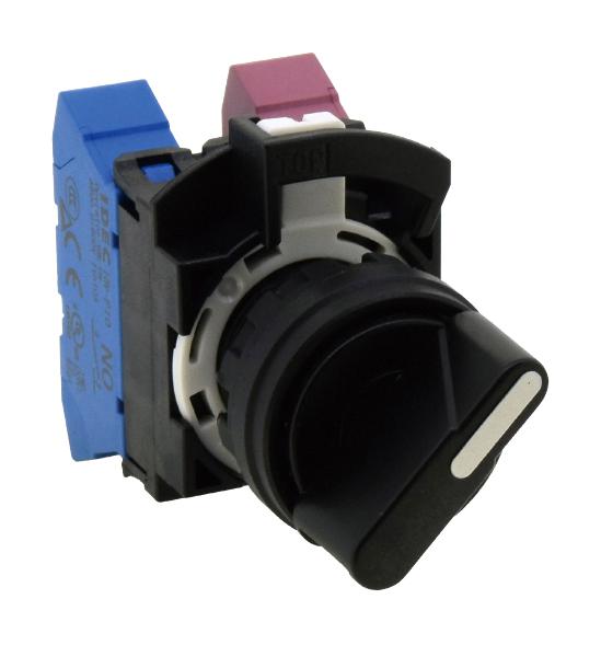 Idec Hw1S-2Tp22 Rotary Switch, 4P, 2 Pos, 10A, 110Vac