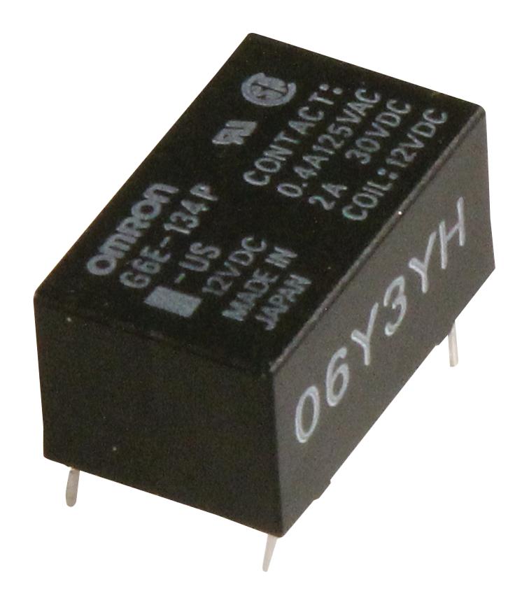 Omron Electronic Components G6E-134P-Us Dc12 Signal Relay, Spdt, 2A, 30Vdc, Tht