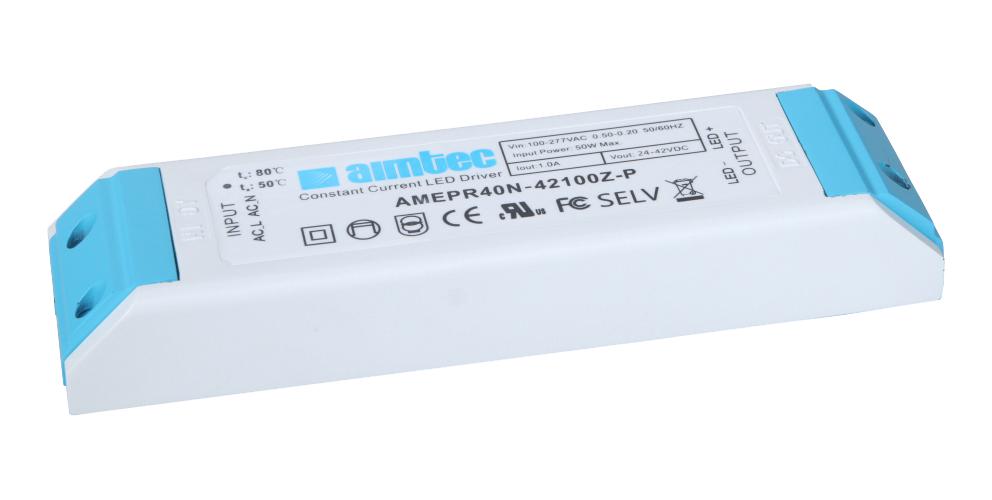 Aimtec Amepr40N-42100Z Led Driver, Constant Current, 42W