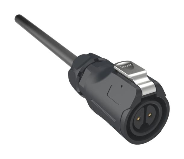 Amphenol Communications Solutions Mrdbn02Capc00 Cable Assy, 2P Cir Plug-Free End, 3M