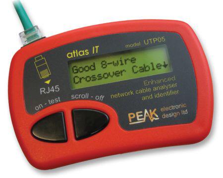 Peak Electronic Design Utp05 Atlas It Network Cable Analyzer