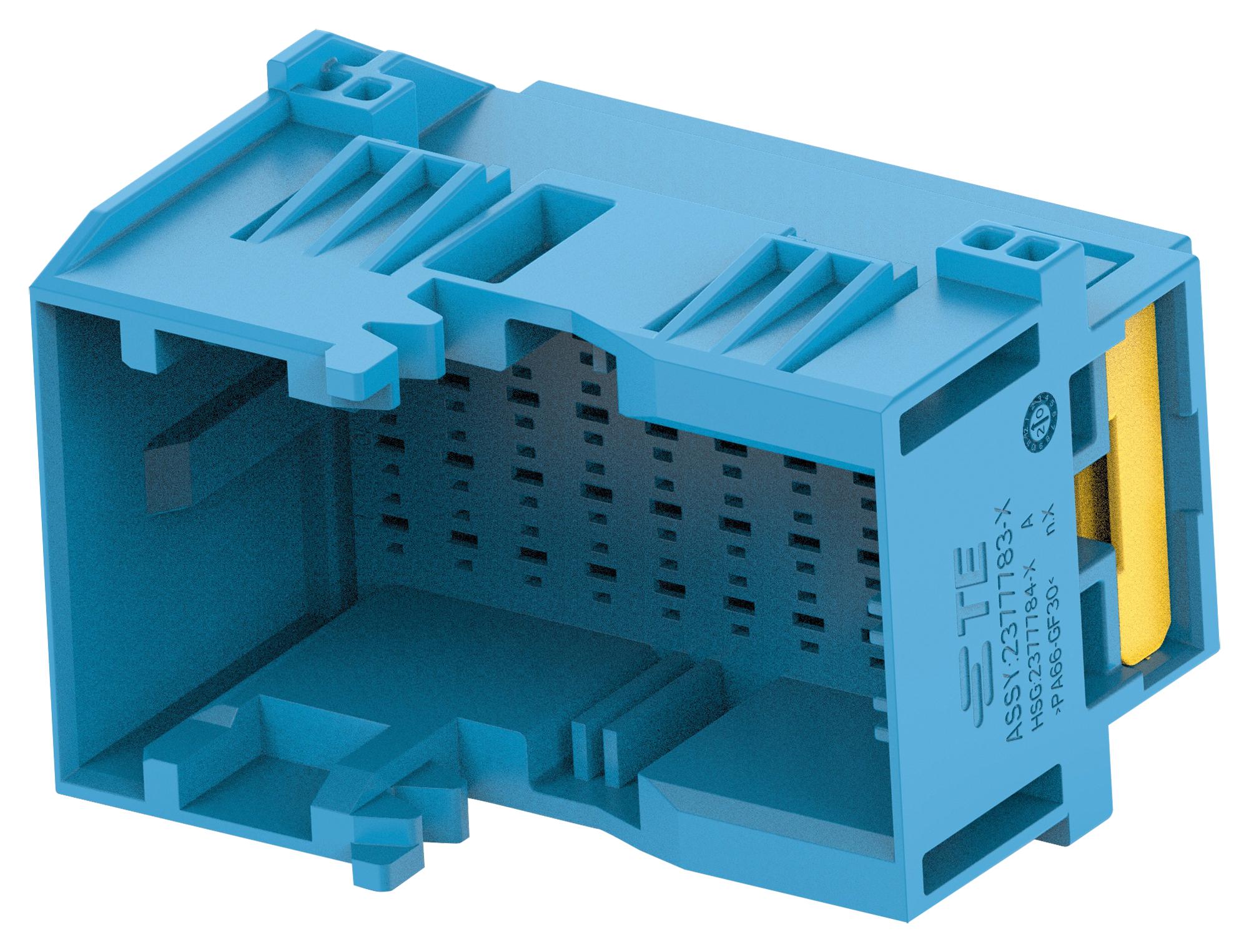 Te Connectivity 2377783-4 Conn, Tab Housing, 36Pos, 36V, Pa66+Gf30