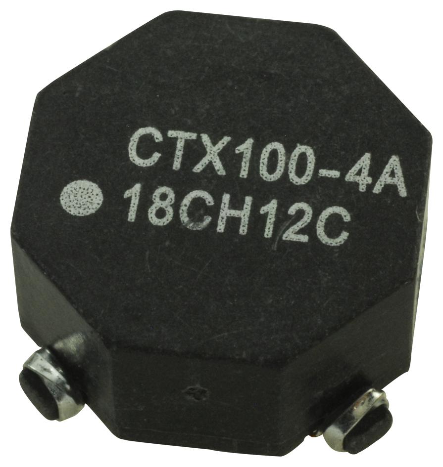 Eaton Electronics Ctx100-4A-R Power Inductor, 100Uh, 1.37A, 25%