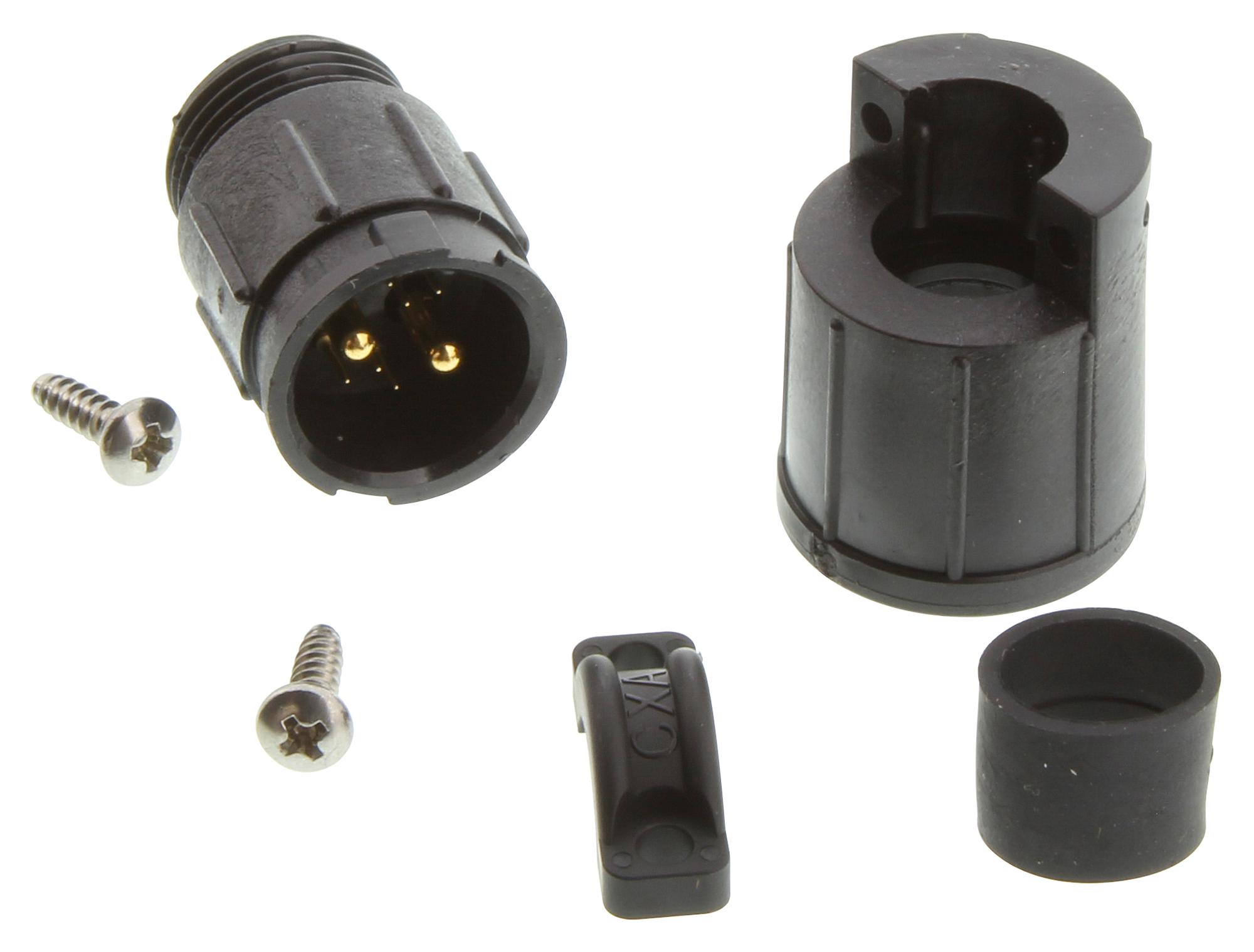 Switchcraft/conxall W5B82-8Pg-535 Mu Cbl Inline Conn Kit,2-12/6-26 Pin Sldr Cup 28Ah0592