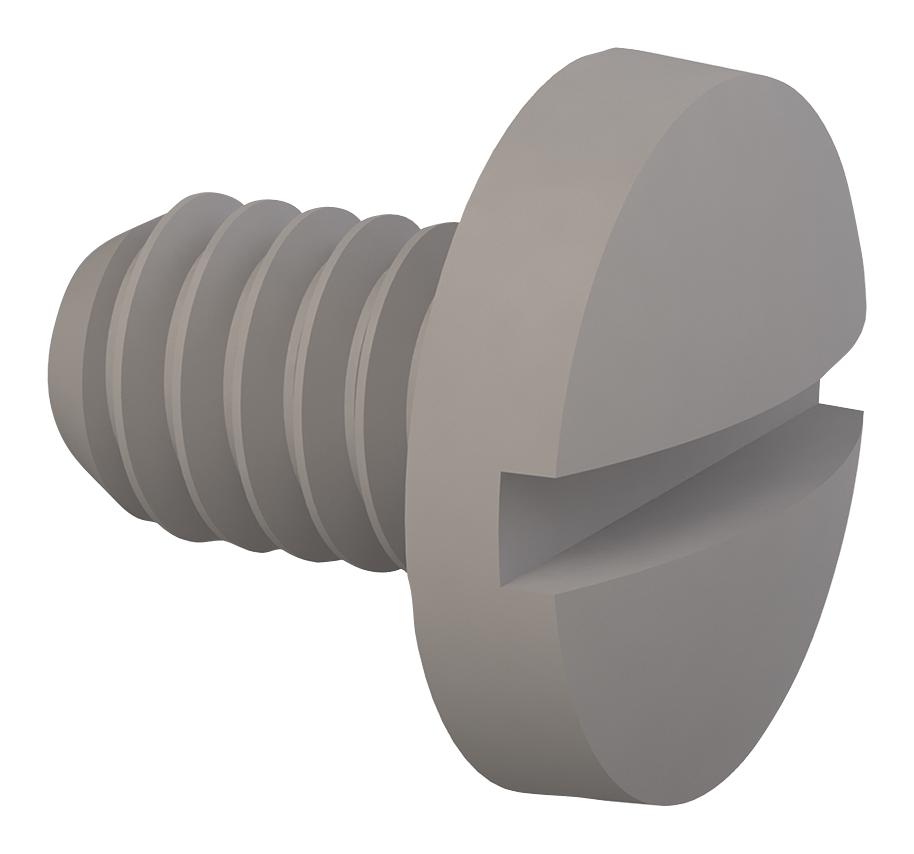 Essentra Components 010832B025 Screw, Machine, Nylon6.6, 8-32, 0.25In