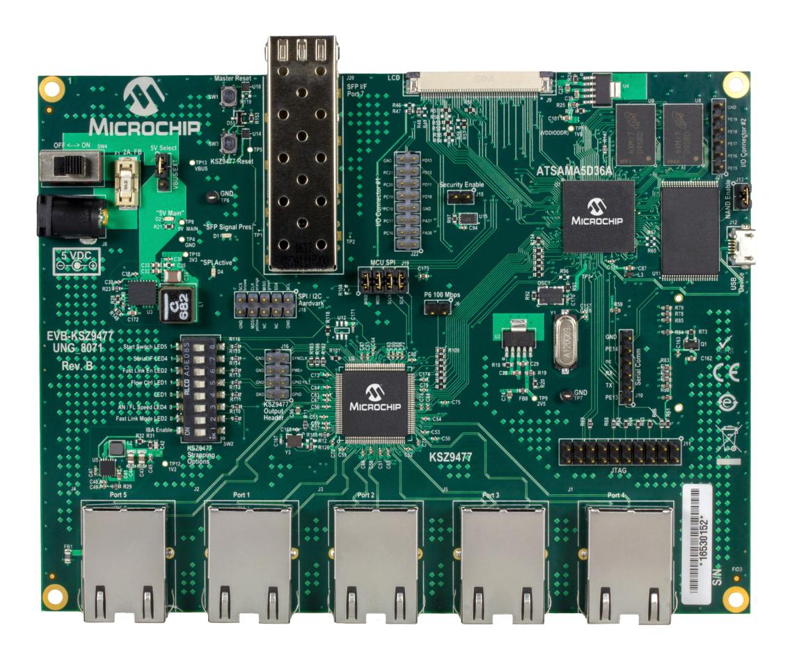 Microchip Evb-Ksz9477-1 Eval Board, Gigabit Ethernet Switch