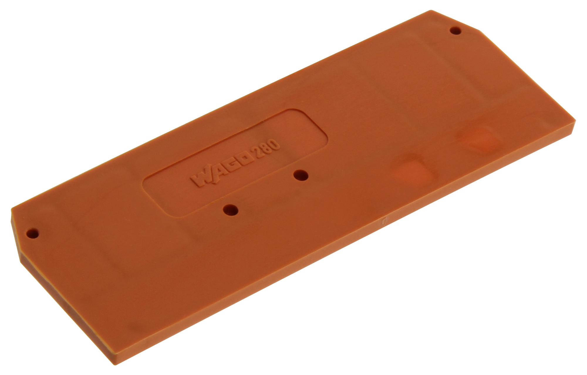 Wago 280-315. End Plate, Rail Mounted Terminal Block