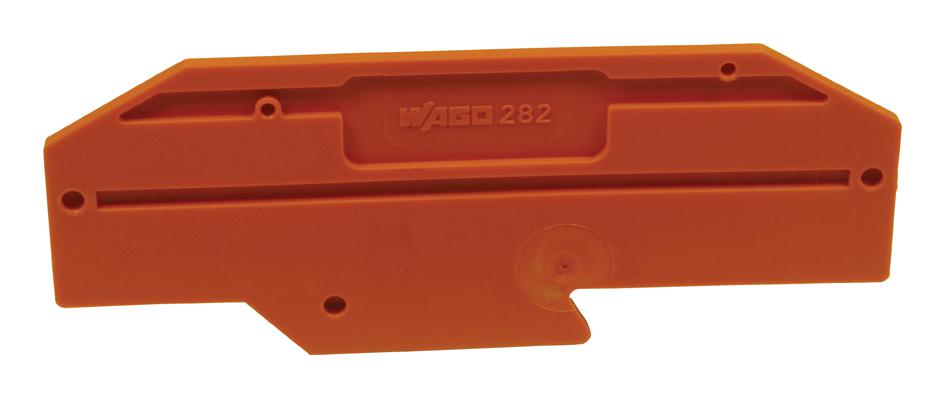 Wago 282-333 End Plate, Rail Mounted Terminal Block