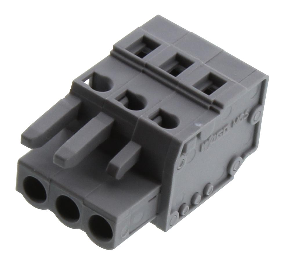 Wago 231-103/026-000. Terminal Block Pluggable, 3 Position, 28-12Awg