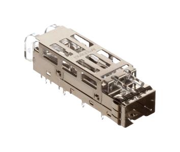 Amphenol Communications Solutions Ue76A203010T Pluggable I/o Conn, Sfp+, R/a, 20Pos