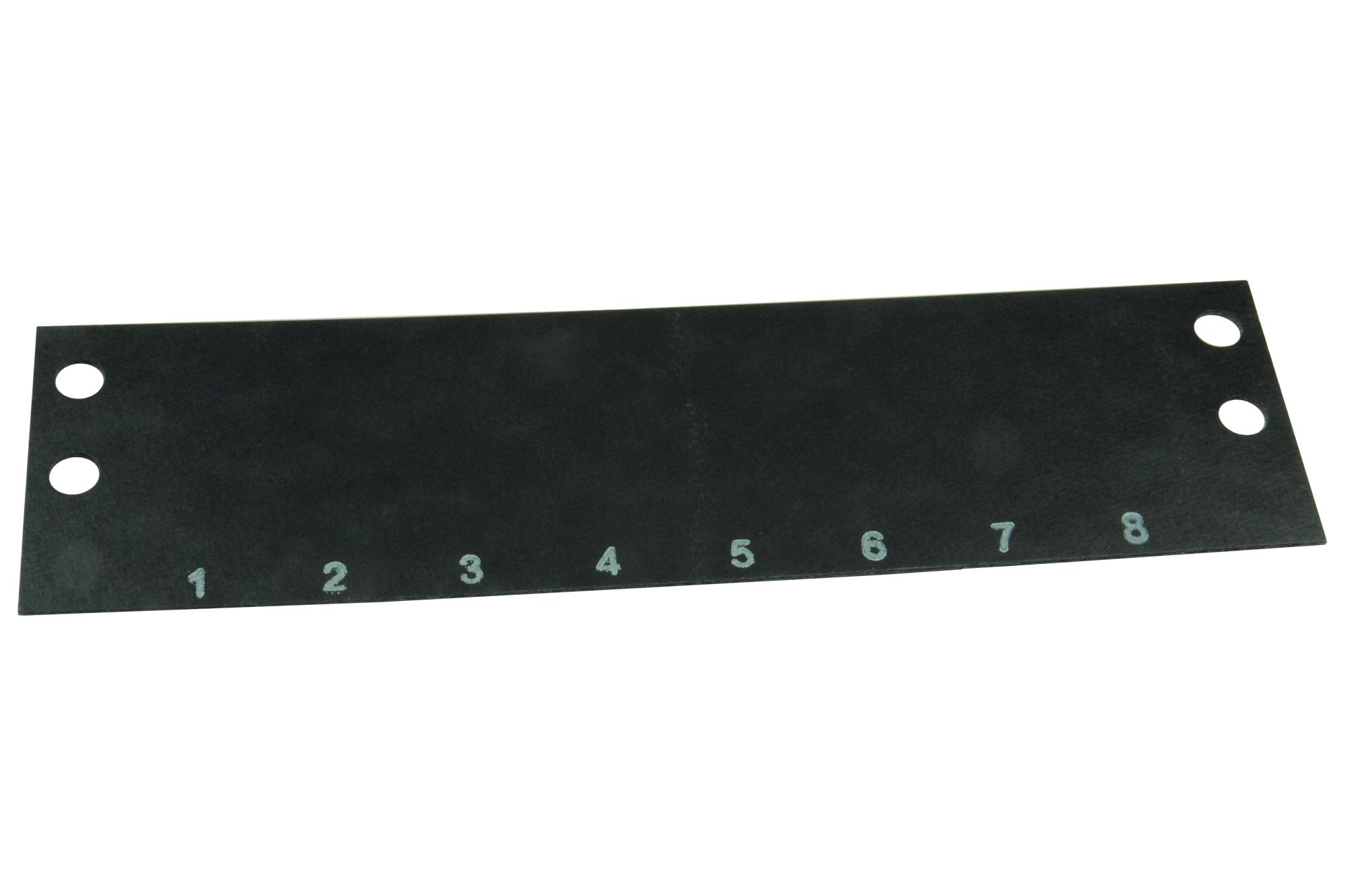 Cinch Connectivity Solutions Ms-8-142 Terminal Block Marker, 1 To 8, 14.3Mm