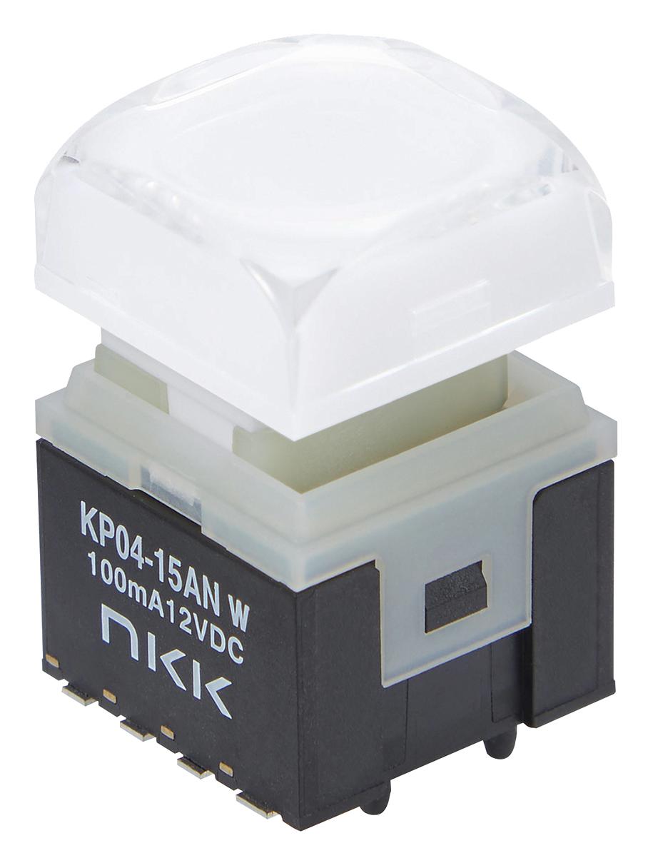 Nkk Switches Kp0415Ang03Rgbw-2Sjb Pb Sw, Spst, 0.1A/12Vdc/smt, Rgbw