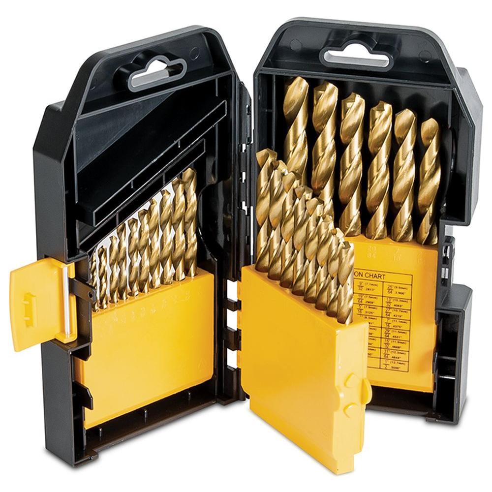 Titan 16530 29 Piece Titanium Coated Drill Bit Set