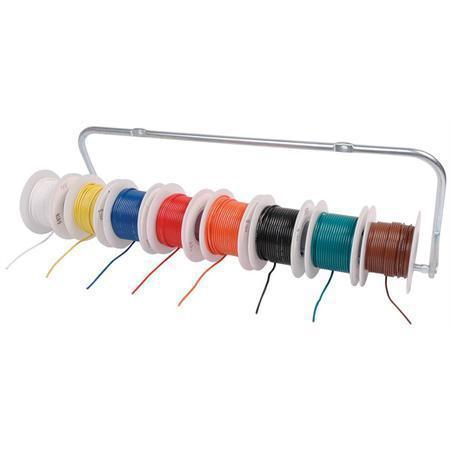 Multicomp Pro 24-14687 Kit Contents:eight 25-Ft. Spools Of 22 Awg Hook-Up Wire, Pvc Insulated In White, Yellow, Blue, Red, Orange, Black, Green, Brown