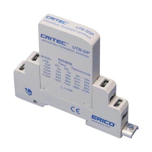 Nvent Erico Utb110Dp Surge Protector, 20Ka, Din Rail